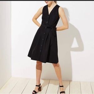 Ann Taylor Button Up Dress